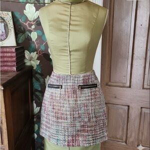 Ann Taylor LOFT A-line Confetti Tweed skirt. Fully lined. Size 0. NWOT.